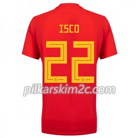 Koszulka Hiszpania Isco 22 Główna Mistrzostwa Świata 2018 - Koszulki Piłkarskie